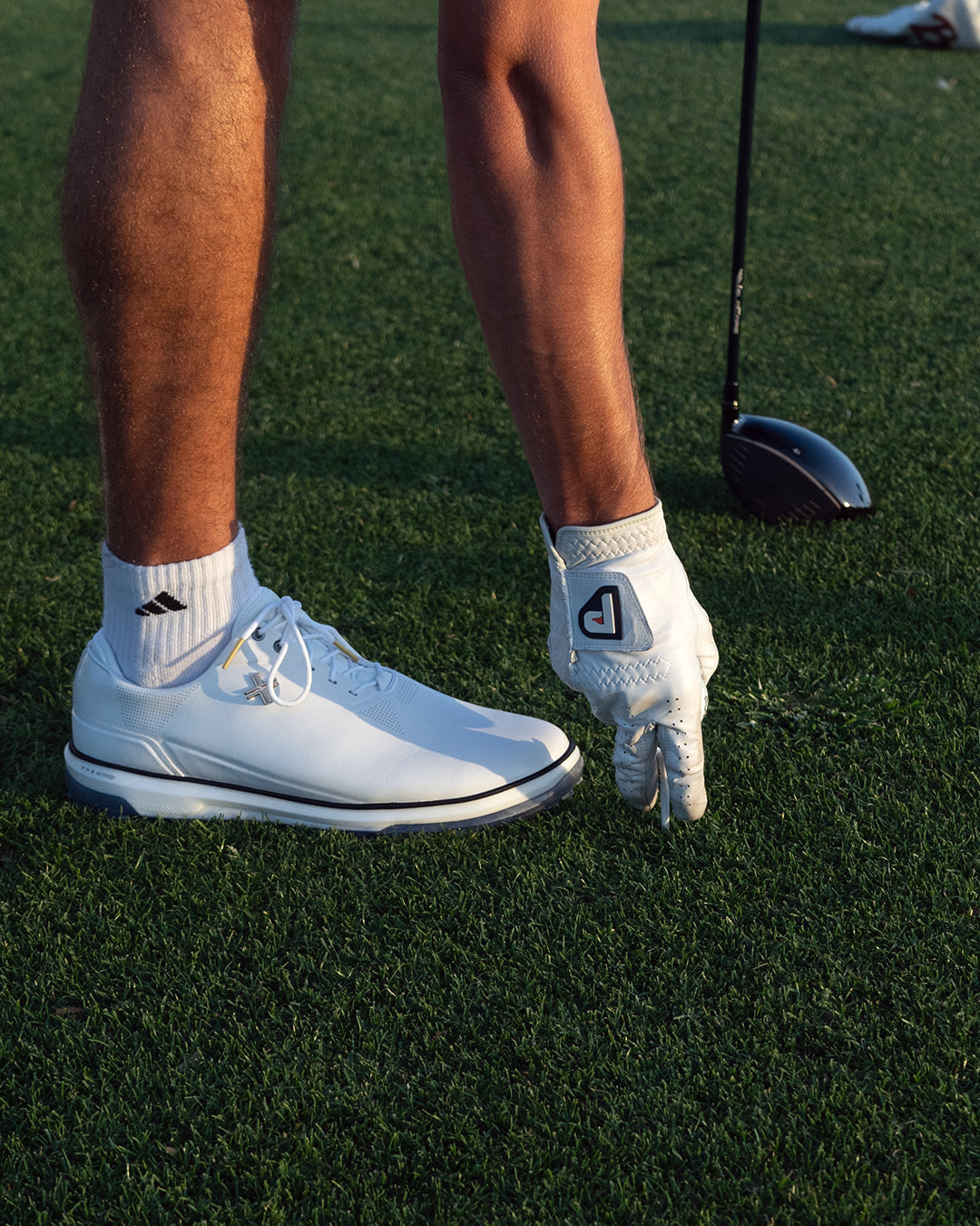 Individual - Premium Cabretta Leather Classic Pearl White Golf Gloves