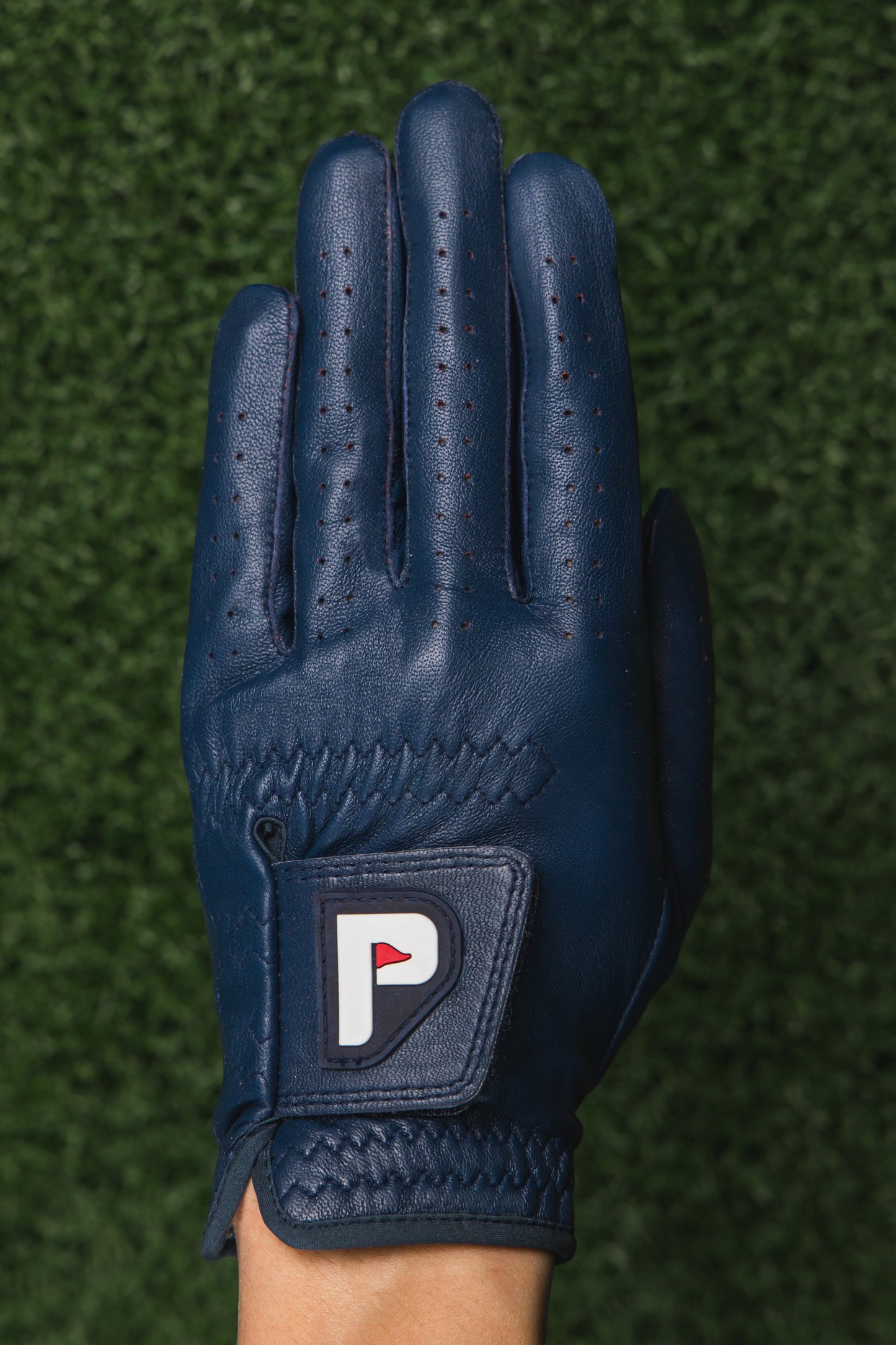 Blue-Cabretta-Leather-Gloves