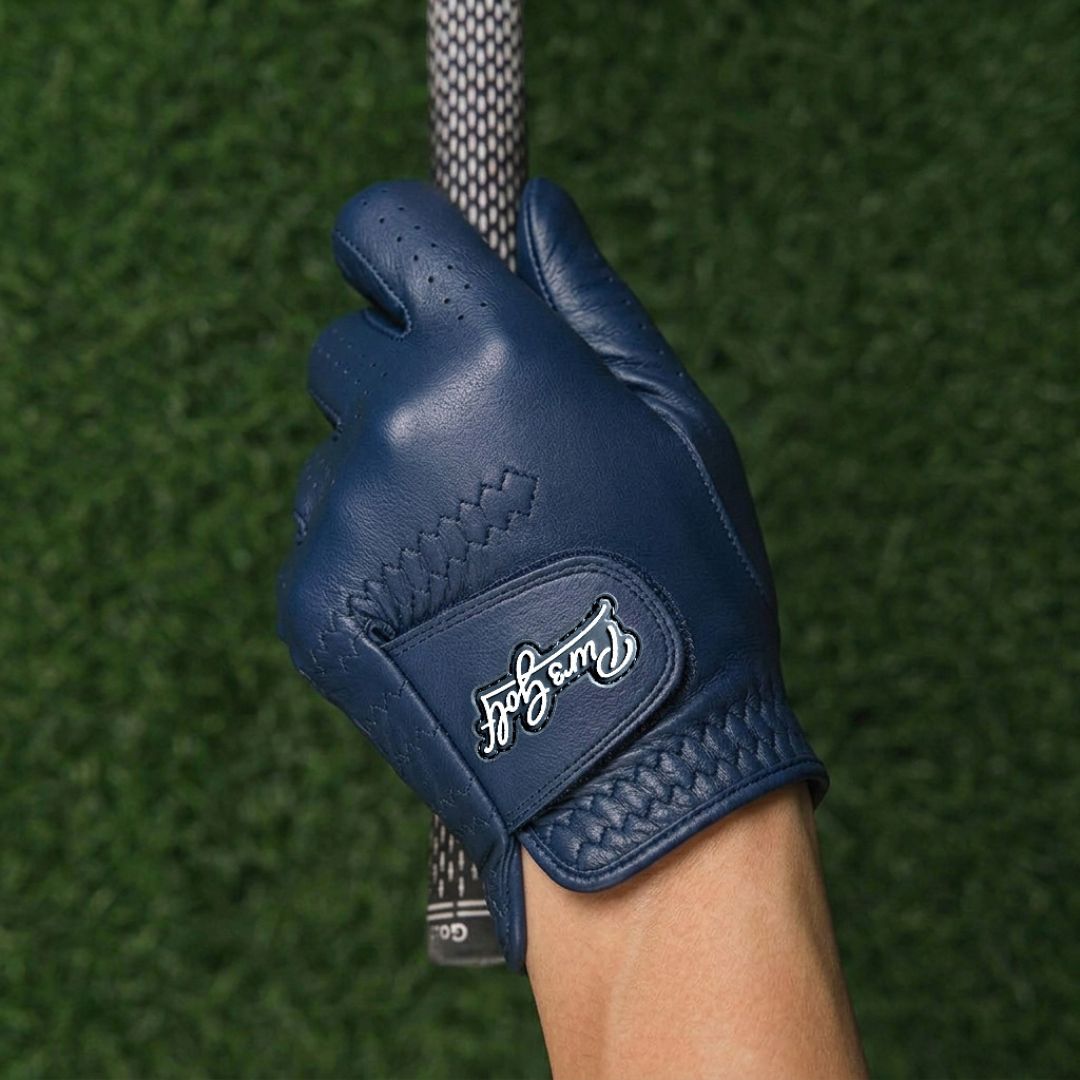 PUR3 Individual Cabretta Leather Golf Glove - Navy Blue | PUR3 Golf