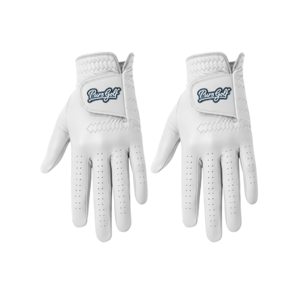 Men's 2 Pack 0.45mm Premium Cabretta - Pearl White