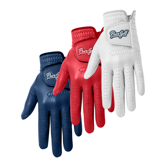 Premium Cabretta Clubhouse Collection 3 Pack – Red, White & Blue