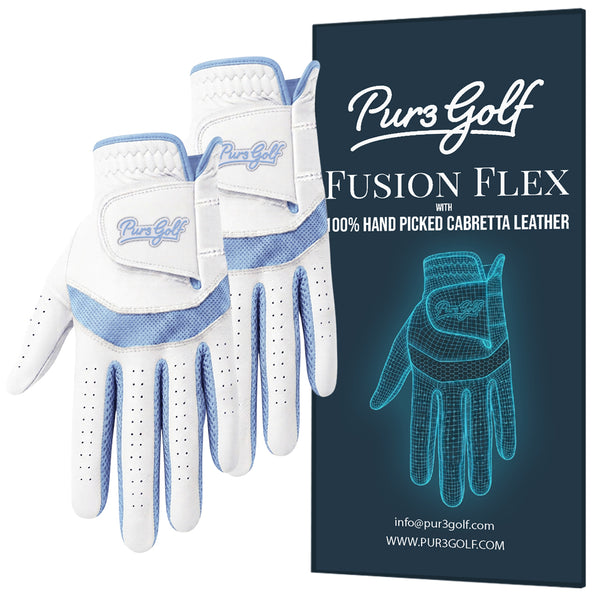 Fusion Flex Glove (Carolina Blue Mesh) - 2 PACK