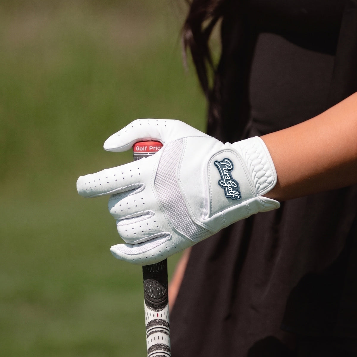 2 Pack Premium Cabretta Leather Tour Fusion Flex Glove - White Mesh