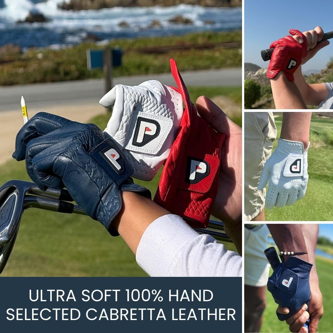 Premium Cabretta Clubhouse Collection 3 Pack – Red, White & Blue