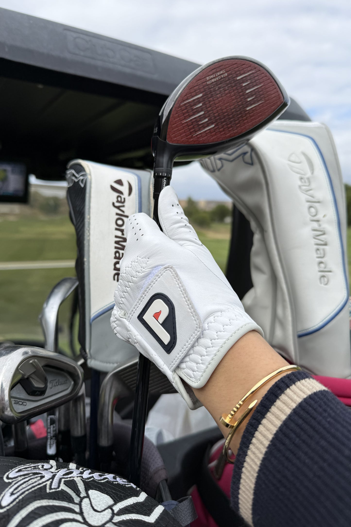 PUR3 Sky - Ladies Premium Cabretta Leather - 2 Pack (Blue and White)