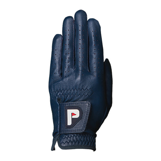 Gloves - Genuine Cabretta Leather Golf Gloves - Navy Blue