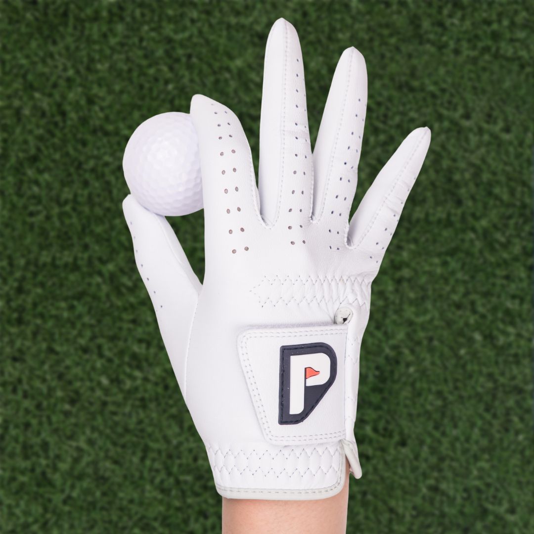 Ladies (2-Pack Pink and White) Cabretta Leather Performance Golf Gloves