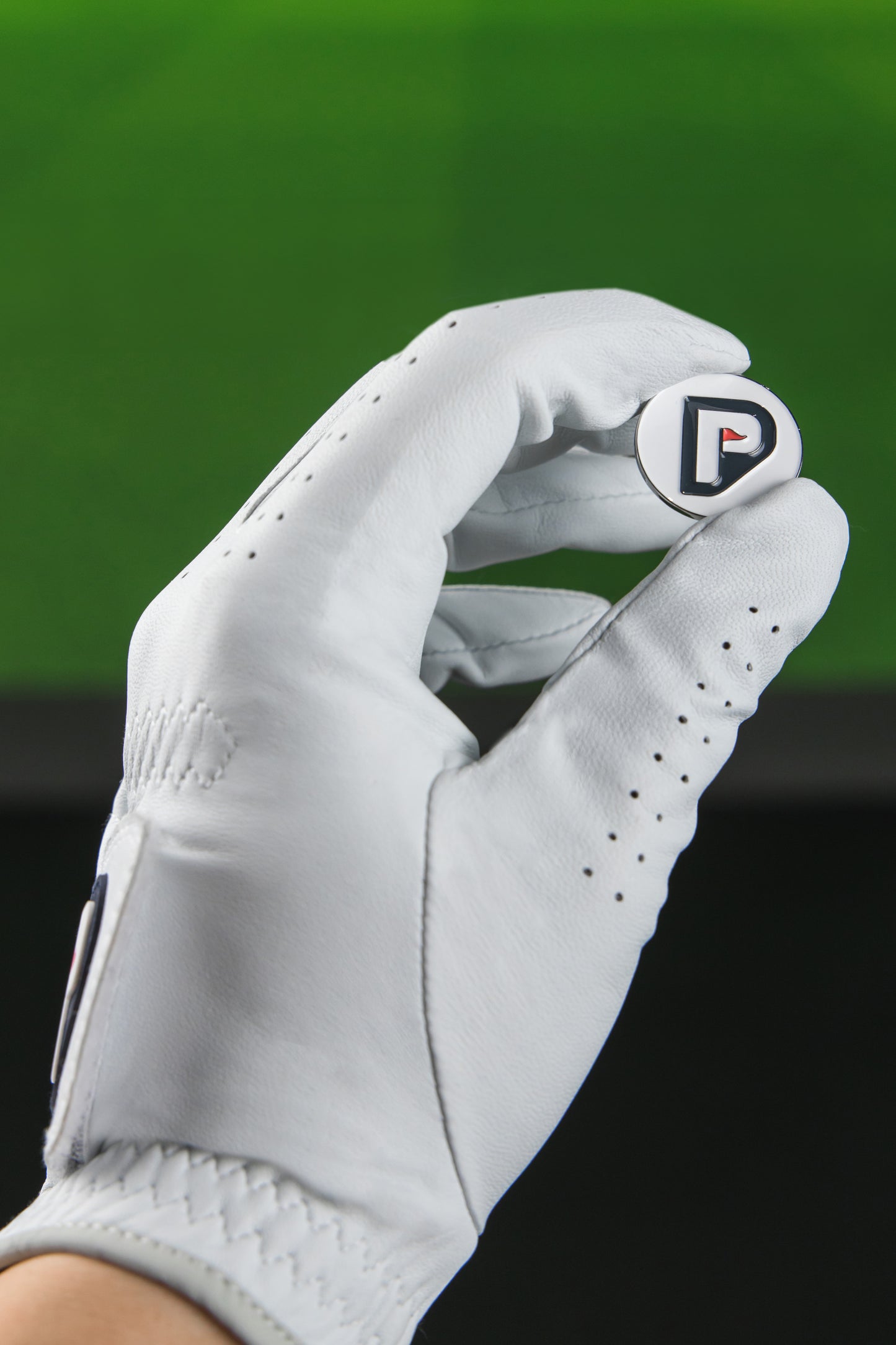 Gloves - Genuine Cabretta Leather Golf Gloves - Pearl White