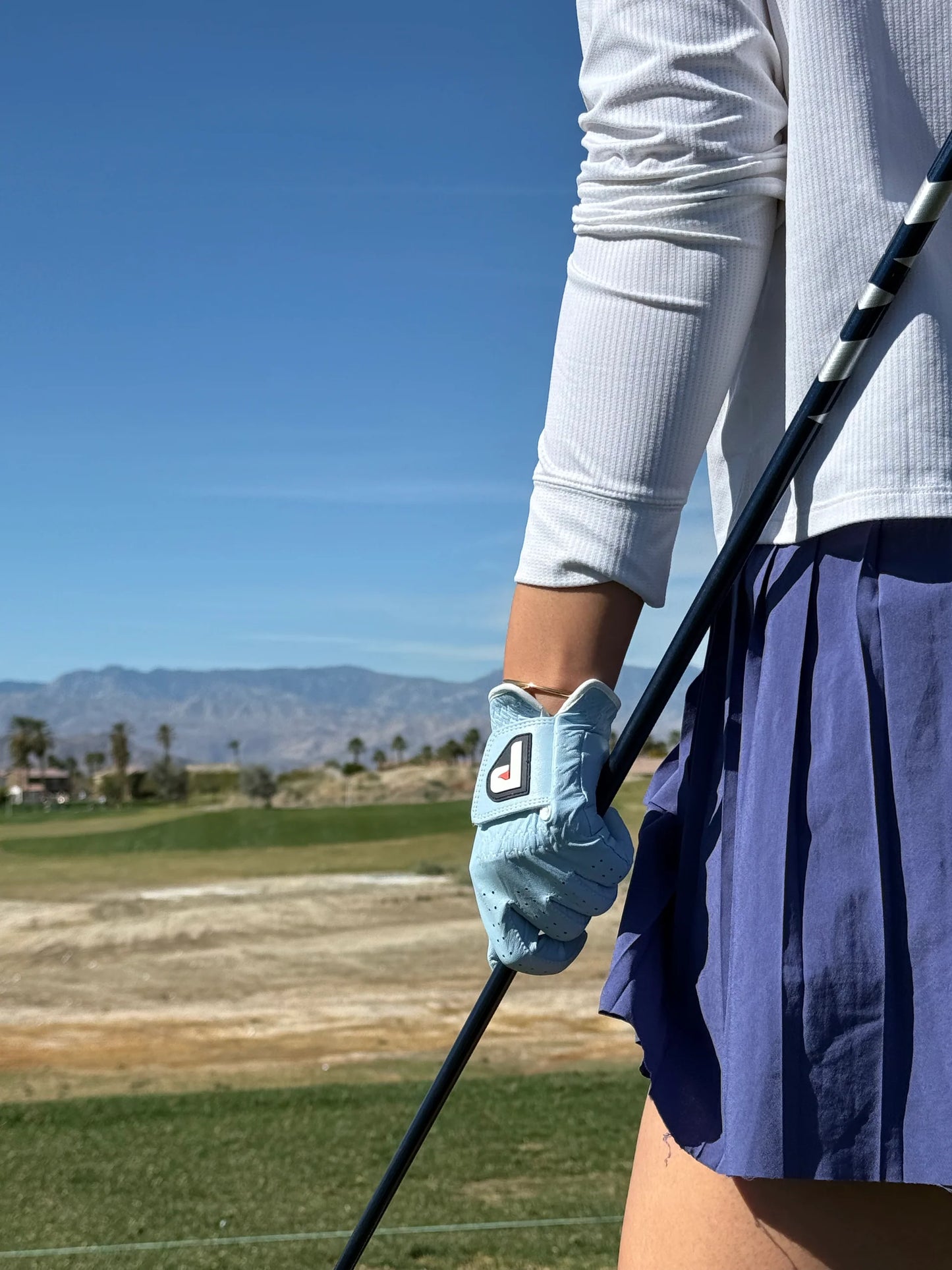 PUR3 Sky - Ladies Premium Cabretta Leather - 2 Pack (Blue and White)