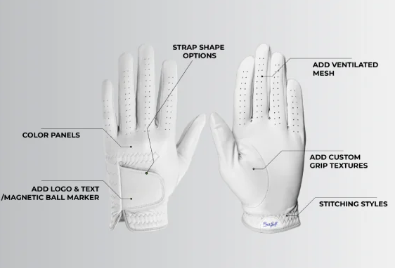 PUR3 Custom Golf Gloves - Use Custom Builder Online