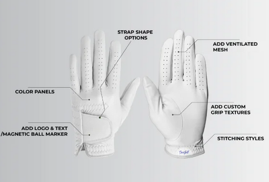 PUR3 Custom Golf Gloves - Use Custom Builder Online