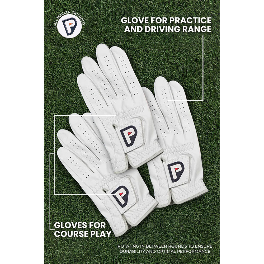 Cabretta Premium 3 Pack - White