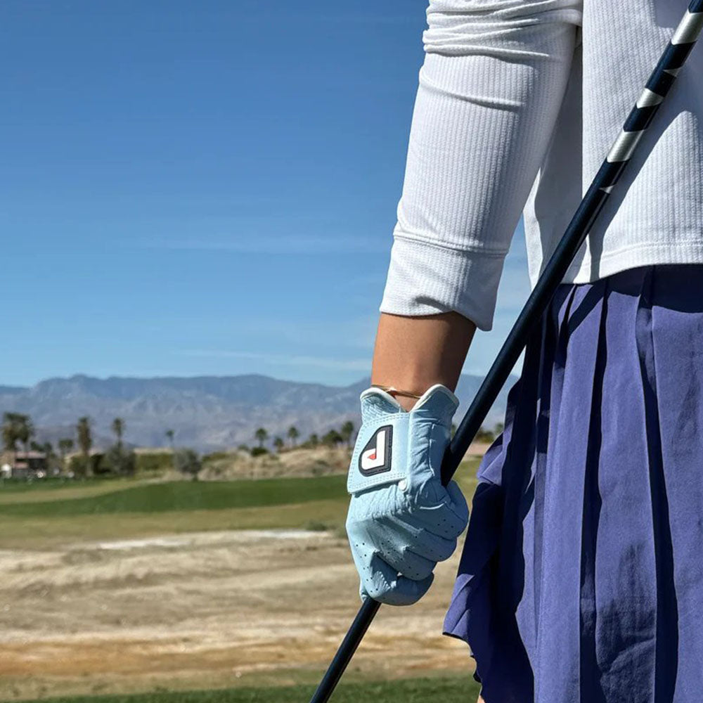 PUR3 Sky - Ladies Premium Cabretta Leather - 2 Pack (Blue and White)