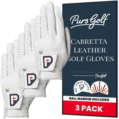 Cabretta Premium 3 Pack - White
